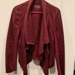 Vigoss Maroon Suede Jacket